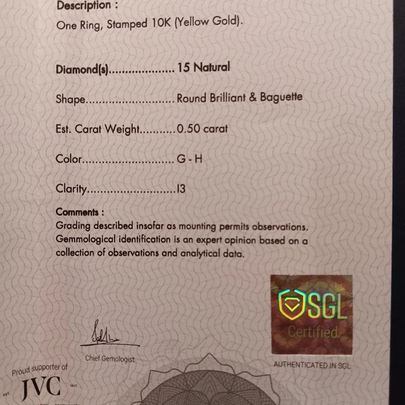 Sale!! .5 carat new diamond cluster ring - Picture 8 of 11